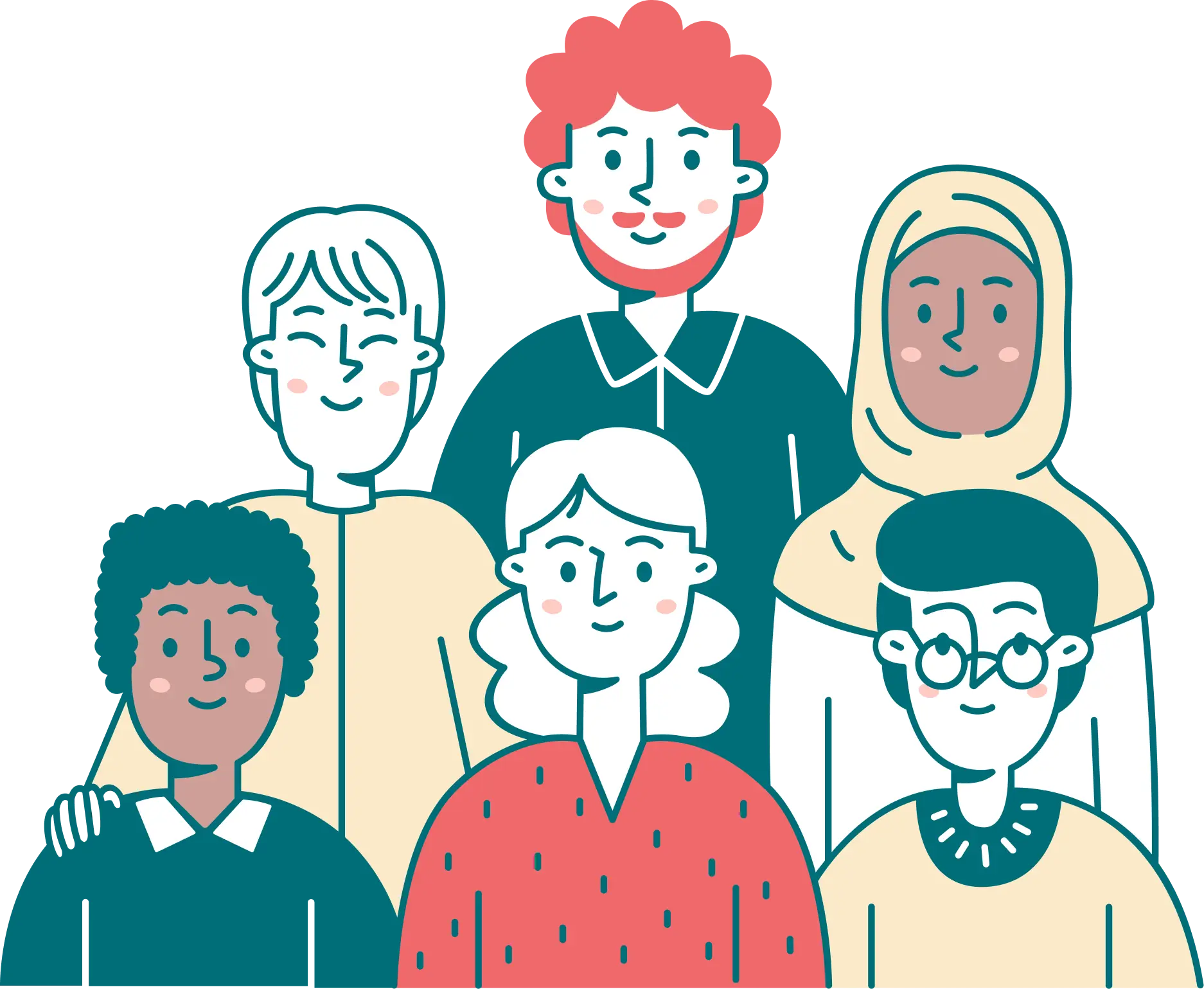 Diverse group of people